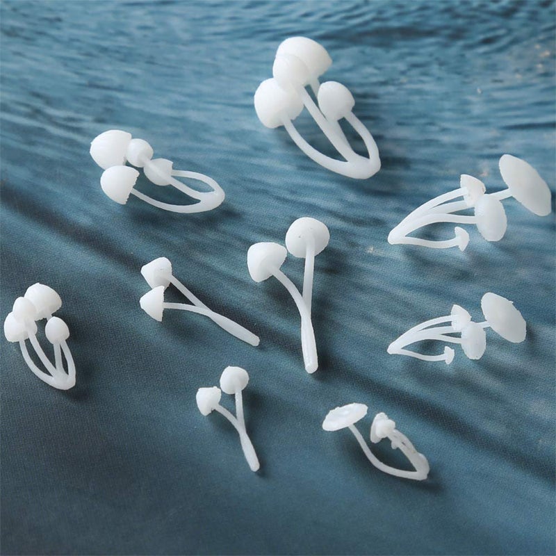 VTurboWay 9 Pcs Plastic Small Mushrooms, Handmade Plastic Mushroom, Resin Jewelry Making Supplies, Resin Filler - Image 1